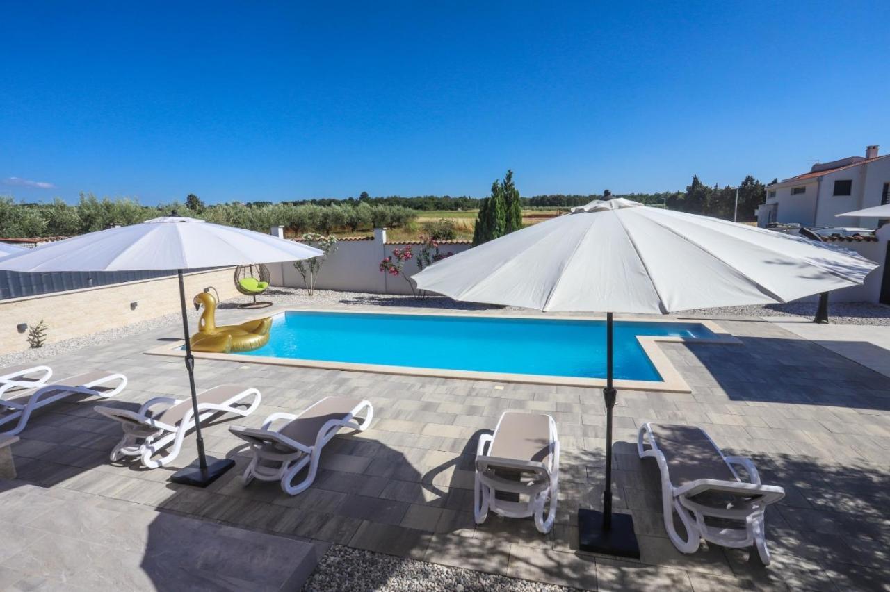 Apartment Nina With Private Pool Nova Vas  Eksteriør bilde